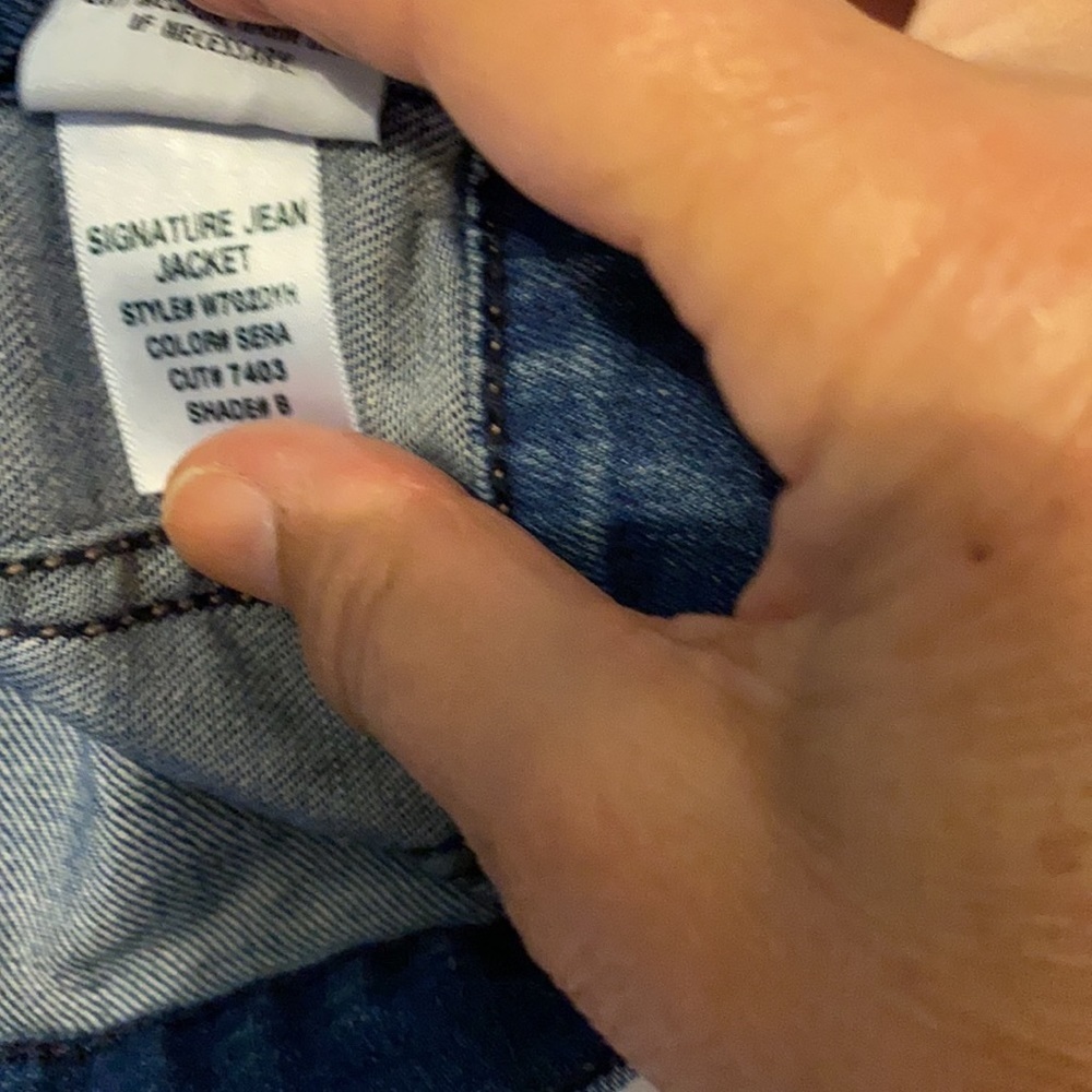 Hudson jean jacket sz m - Picture 6 of 6